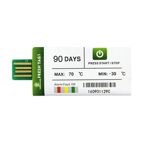 Cool IQ | Freshliance Fresh Tag 1 Single-Use USB Temperature Data Logger PDF & CSV