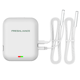 Bluetooth fridge and freezer temperature data logger with app monitoring