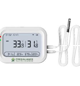 4G real-time temperature and humidity data logger with cloud alerts for remote monitoring