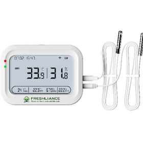 4G real-time temperature and humidity data logger with cloud alerts for remote monitoring