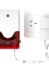 Fridge temperature alarm with audible and visual alerts for food safety