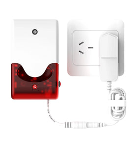 Fridge temperature alarm with audible and visual alerts for food safety