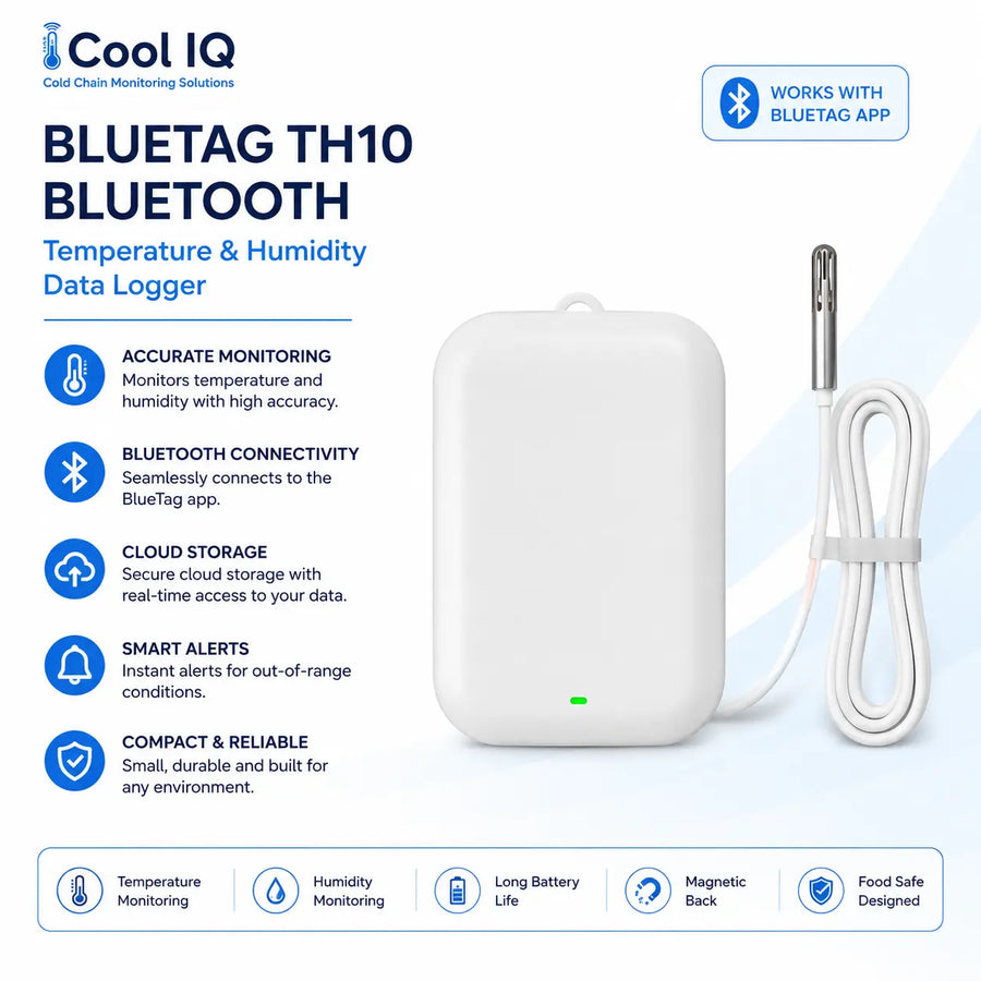 Bluetooth Temperature Data Logger without Display
